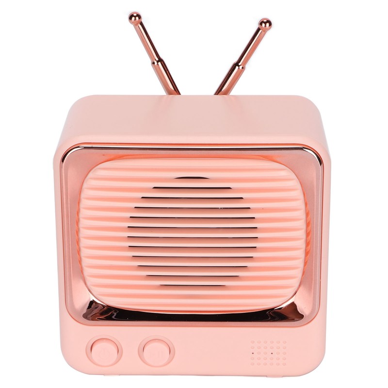 TV Shaped BT Speaker Wireless Lightweight Portable Mini Classic Style