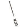 Extendable Fork, Stainless Steel BBQ Telescopic Forks, 8.7-25.4Inch Dessert Fork
