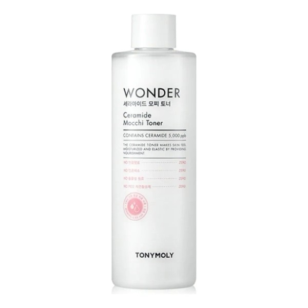 Tonymoly Wonder Ceramide Mocchi toner, refuerza barrera e hidrata piel