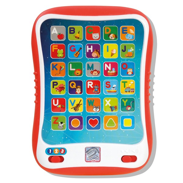 Learning Tablet for Kids, Toddler Educational ABC Toy, Learn Alphabet Sounds, Shapes, Music and Words - Early Development Electronic Activity Game