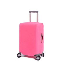Teogneot Luggage Cover Elastic Suitcase Cover XL Pink