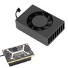 Aluminum Heatsink Built in Regulable Speed With Bracket Shrapnel Height