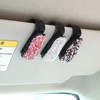 CHIMUYU Glasses Holders for Car Sun Visor, 2 Pack Bling