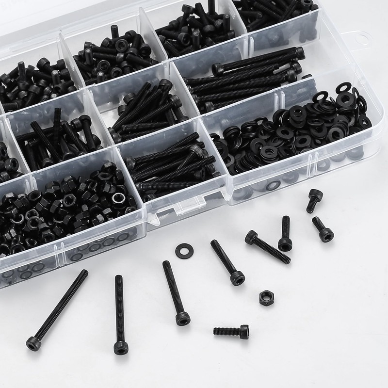 M3 Cylinder Screws Hexagon Socket Screws and Nuts and Washers