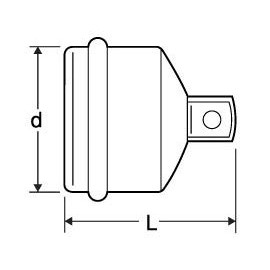 Top (Top) Socket Adapter Impact Pad – 64