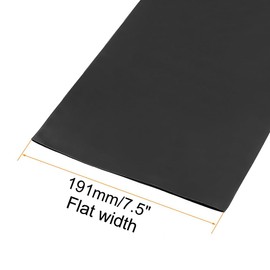 TOP-VIGOR 120mm(3/4 Inch) Heat Shrink Tubing 3.28FT 2:1 Ratio Adhesive-Lined Heat Shrink Tube, Heat Shrink Sleeving for Electrical Insulation Repairs, Wrap Cable, Wire Connectors, Black