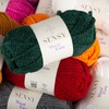 3 Skeins of Sensy Wool Ease Yarn, 3.5 oz, 66