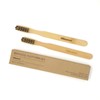 Akamai Bamboo Bass Toothbrush - Soft BPA-Free Bristles, Compostable, 2