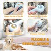 Dog Shower Attachment, Dog Bath Brush Sprayer with Soft Brush