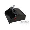 Janico 1085 Commercial Lobby Dustpan Upright, Aluminum Handle, 37” Length,