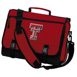 Texas Tech Laptop Computer Bag TTU Logo Messenger Bag Briefcase