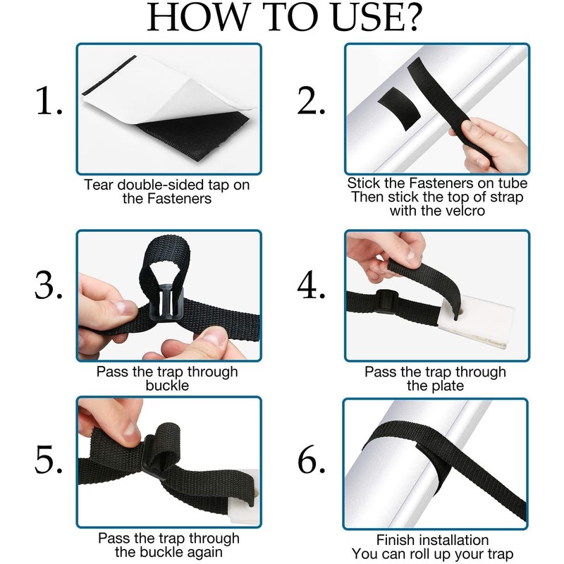 Poweka Solar Cover Fixing Kit for Swimming Pool Universal Swimming