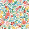 Jillson Roberts Holographic Gift Wrap, Happy Wildflowers, Quarter Ream 208