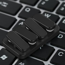 Push Pressure Relief Toys, Seesaw Push Toy, Button Toys, Stress Relief Toys For Children And Adults:_Black