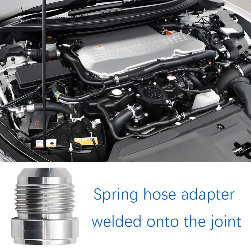JNNJ 4 Pieces Welded Fittings, Car Internal Thread Pipe Fitting,