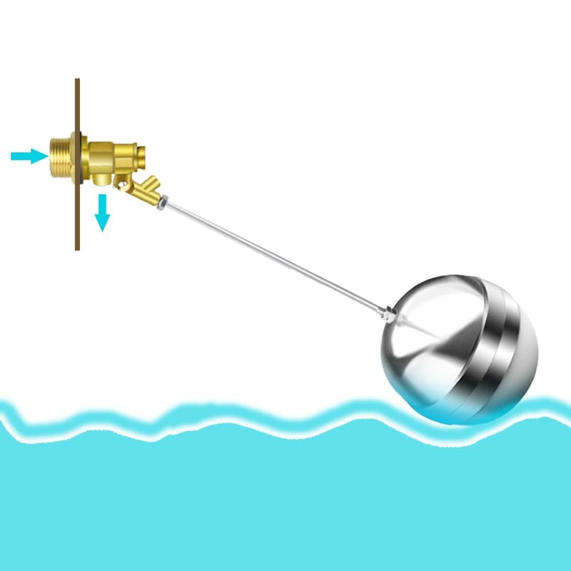 BesNPT 1"G Thread Stainless Steel Float Ball Valve with 1"G