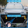 XCBYT Sun Protection Car Windscreen for Ford Fiesta 2017-2024, Thickened