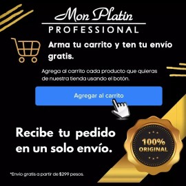 Shampoo Para Reparar Cabello Dañado Mon Platin Straightened Hair 1000 Ml