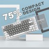 Ajazz AK820 Wired gaming keyboard , 75% Layout, Hot Swap
