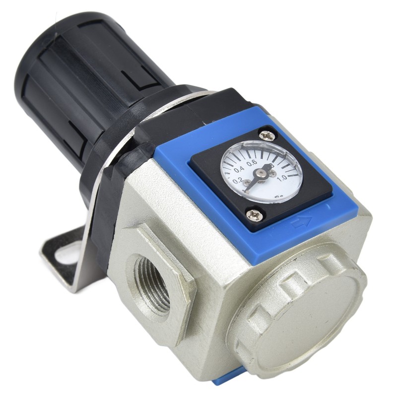 Air Compressor Regulator Aluminum Alloy Pressure Regulating Valve with Gauge