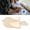 20pcs Wood Bird Cutouts DIY Innovative Stereoscopic Hanging Unfinished Wood