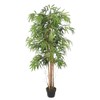 VANLIG Planta Artificial Bamboo de 1.5mts Incluye Maceta para Interiores