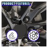 7 Point Spline Drive Tuner Socket Key Tool, Lug Nuts