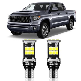MEALAM T15 921 912 906 LED Bulbs 2835 Chipsets Compatible with 2007 2008 2009 2010 2011 2012 2013 Toyota Tundra Back Up Reverse Lights Xenon White, Pack of 2