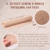 Preboun 2 Rolls Burlap Fabric Roll 40" Wide x 144