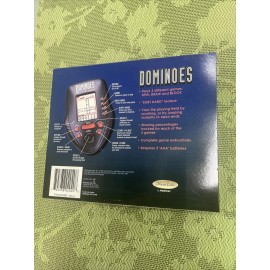 Radica Dominoes Monte Carlo 3927 Handheld Electronic Travel Game New
