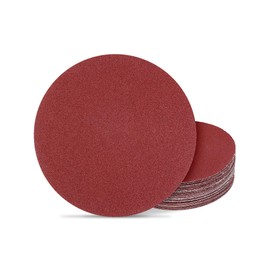 125 mm Eccentric Sandpaper, 150 Grit, 125 mm Sanding Discs for Random Orbital Sanders, 5 Inch Velcro Sanding Sheets for Wood Materials, Chipboard, Metal (Pack of 30)