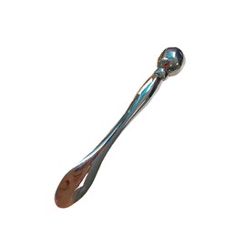 LALAFINA Eye Cream Applicator Stick Dual-use Zinc Alloy Eye Roller Manual Mask Spoon Smooths Fine Lines Reduces Puffiness for Skincare Routine