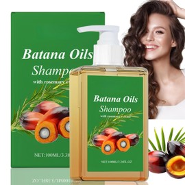 100ml Batana Oil Shampoo,Batana Oil Hair Growth Shampoo,Natural Hair Loss Sham/poo,Denser Fuller Healthier Shamp/oo,Oi/l Control and Hydrating Ha/ir,Natural H/air Growth O/il,Hair Gro/wth Serum