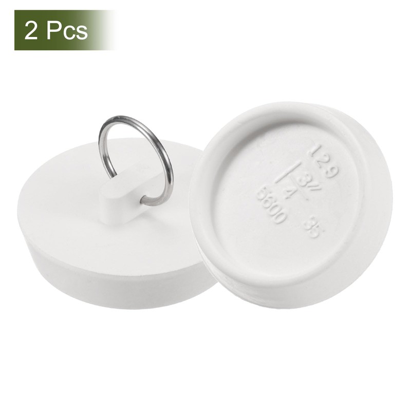 sourcing map 2Pcs Tub Stoppers, Rubber Bathtub Stoppers 45-47mm Kitchen