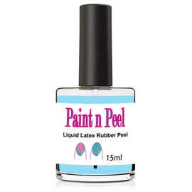 Nail Paint & Peel Off Liquid Nails Art Tape Blue Latex Rubber
