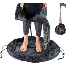 Namvo Wetsuit Mat Changing Mat Portable Surfing Beach Pad Carry Bag with Shoulder Strap for Outdoor Water Sports Swimming Diameter 75cm Blue