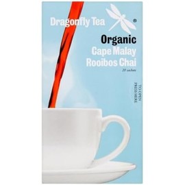 Dragonfly Teas Organic Cape Malay Rooibos Chai 20 Teabags (Pack of 6, Total 120 Teabags)