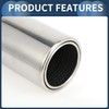INFINAUTO Exhaust Tip Rear 1.5" - 3.1" Inlet 3.5" Outlet