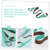 Sosoport 2pcs Portable Workout Yoga Mat Carrier Skate Carrier Band