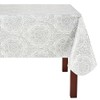 Island Paradise Savannah Boho Paisley Vinyl Tablecloth with Flannel Backing