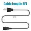 3 Prong 8ft Power Cord for ECOXGEAR EcoBoulder+ EcoBoulder EcoTrek
