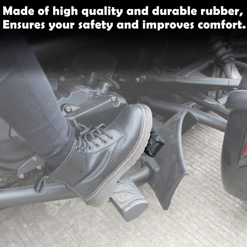 SAUTVS Black Larger Brake Pedal for Can Am Spyder, Extended