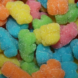 Beeps Bright Gummi Gummy Bears Candy 4.5 Pound Bag (Bulk)