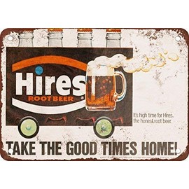 Hires Root Beer Vintage Look Reproduction Metal Tin Sign 12" X 16" Inches