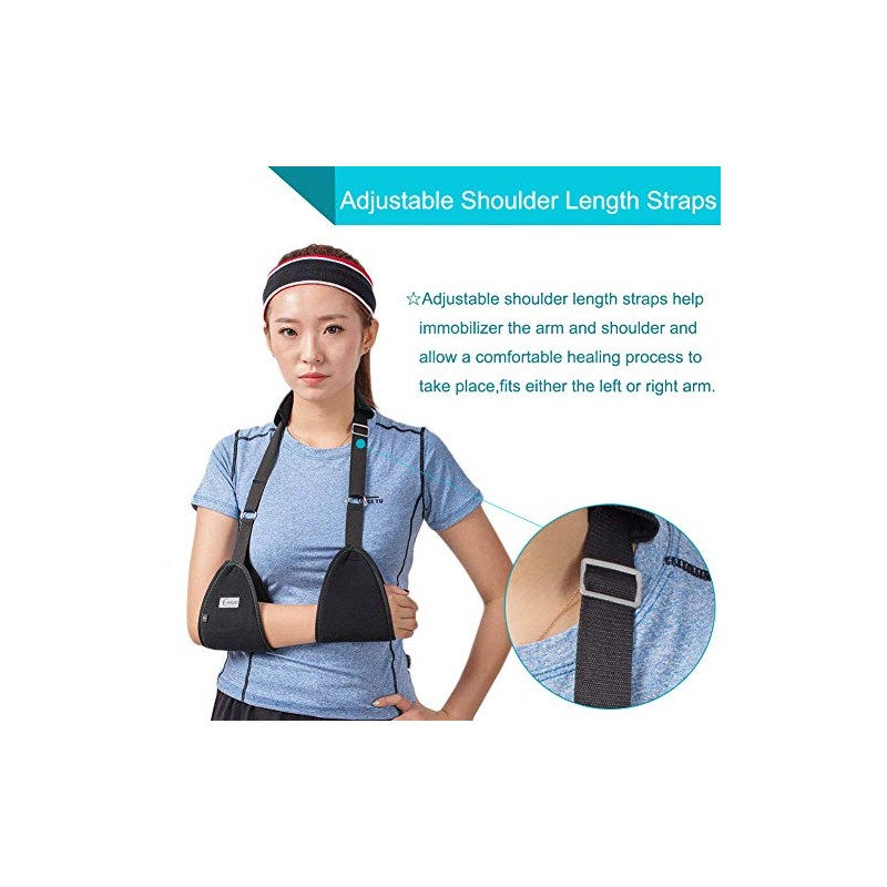 Triangle Dislocated Arm Sling Shoulder Immobilizer Rotator Cuff Wrist Elbow