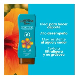 Protector Solar Hawaiian Tropic Island Sport 50+FPS 240 ml