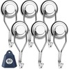 DIYMAG Swivel Swing Magnetic Hooks,Strong Heavy Duty Neodymium Magnet Hooks
