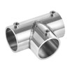 10 Pcs 1" Structural Pipe Fitting, Three Socket T Tube