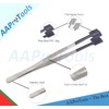AAProTools Flat Masher Tweezers PVC Dip Square Disk Head, for