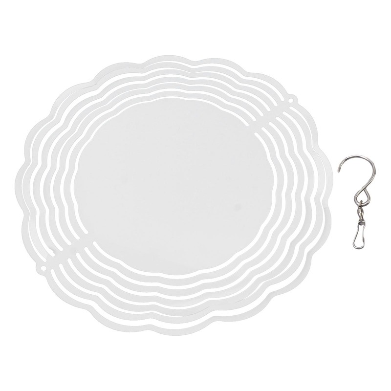 Sublimation Wind Chime Aluminum DIY Blank Wind Turntable for Outdoor
